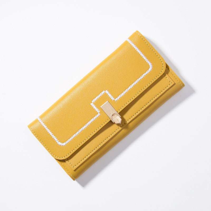 Women's Long And Simple Student Large Capacity Multi - card - slot Clutch - AMIR BAGS INDIA PRIVATE LIMITED