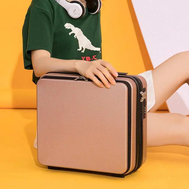 Women's Mini Cornetto Functional Portable Suitcase Luggage - AMIR BAGS INDIA PRIVATE LIMITED