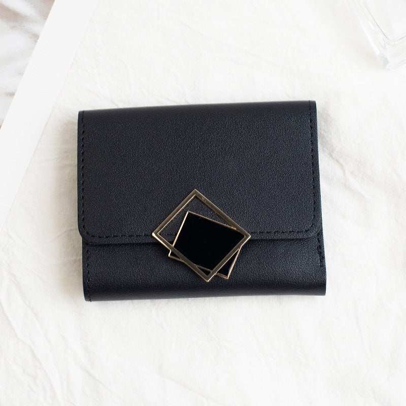 Women's Short Chic Flip Zipper Multiple Card Slots Wallet - AMIR BAGS INDIA PRIVATE LIMITED