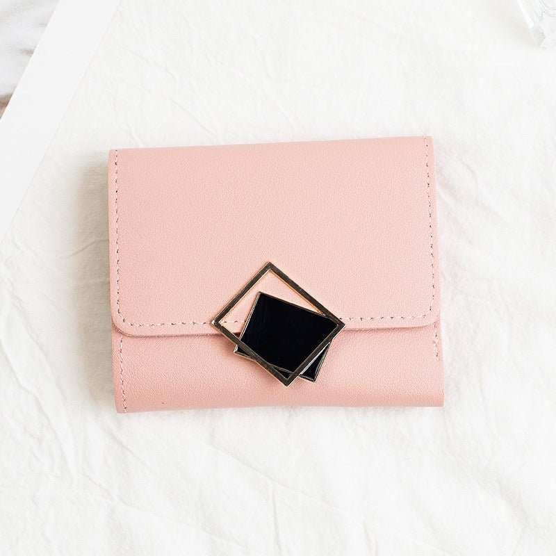 Women's Short Chic Flip Zipper Multiple Card Slots Wallet - AMIR BAGS INDIA PRIVATE LIMITED