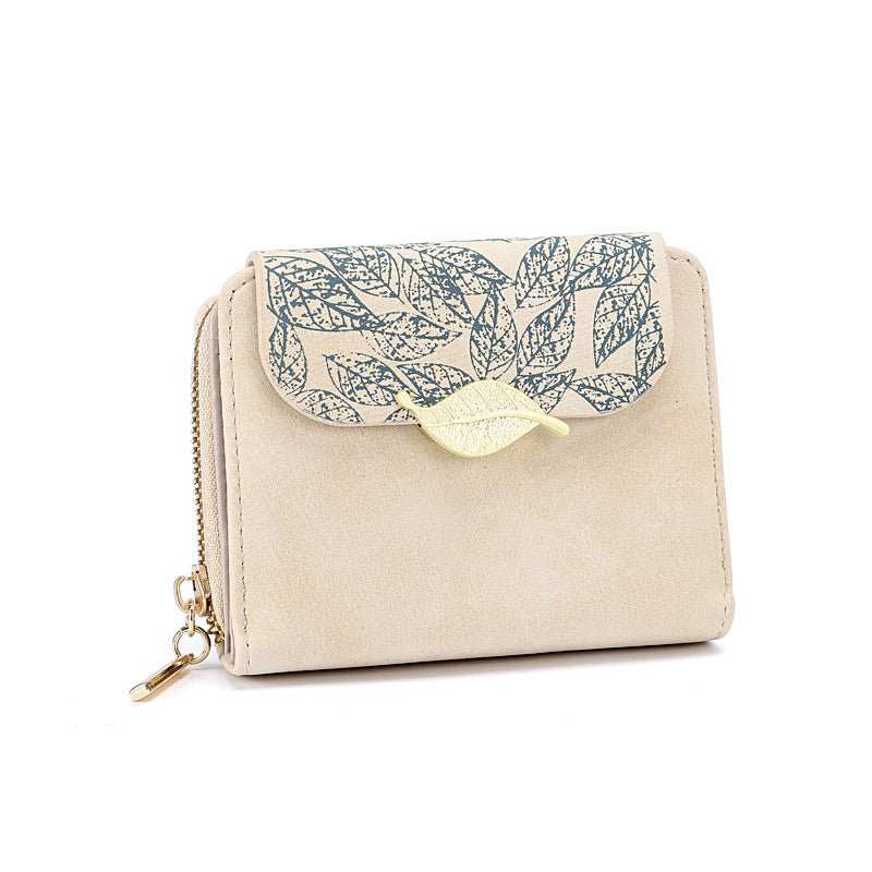Women's Short Print Flip Zipper Wallet - AMIR BAGS INDIA PRIVATE LIMITED