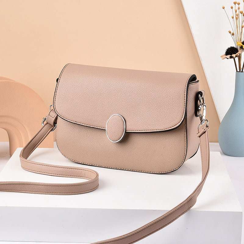 Women's Shoulder Bags Solid Color Small Square Bag Messenger Flap Bag - AMIR BAGS INDIA PRIVATE LIMITED