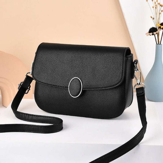 Women's Shoulder Bags Solid Color Small Square Bag Messenger Flap Bag - AMIR BAGS INDIA PRIVATE LIMITED