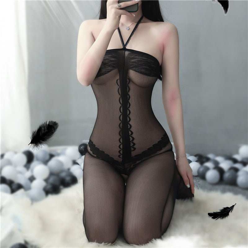 Women's Simple Printed Creative Stockings Jumpsuit - AMIR BAGS INDIA PRIVATE LIMITED