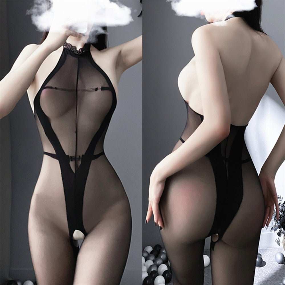 Women's Simple Printed Creative Stockings Jumpsuit - AMIR BAGS INDIA PRIVATE LIMITED