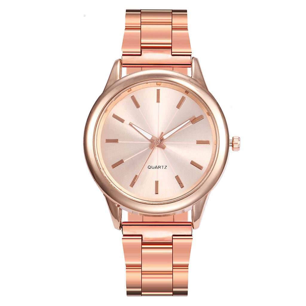 Women's Stainless Steel Quartz Watch - AMIR BAGS INDIA PRIVATE LIMITED