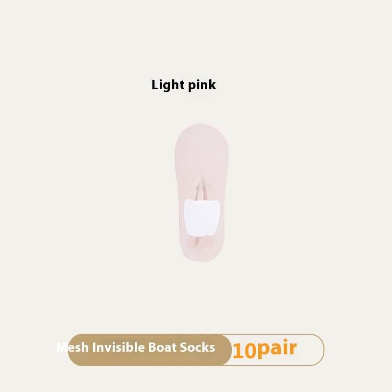 Women's Summer Thin Breathable Traceless Invisible Socks - AMIR BAGS INDIA PRIVATE LIMITED