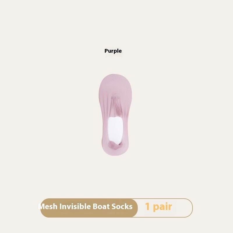 Women's Summer Thin Breathable Traceless Invisible Socks - AMIR BAGS INDIA PRIVATE LIMITED