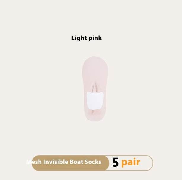 Women's Summer Thin Breathable Traceless Invisible Socks - AMIR BAGS INDIA PRIVATE LIMITED