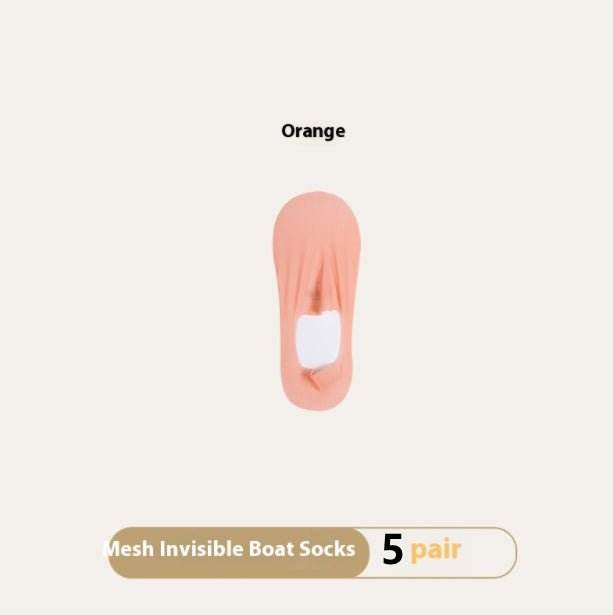 Women's Summer Thin Breathable Traceless Invisible Socks - AMIR BAGS INDIA PRIVATE LIMITED