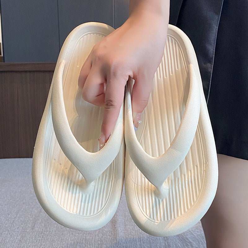 Women's Thick - soled Flip - flops Summer Non - slip - AMIR BAGS INDIA PRIVATE LIMITED
