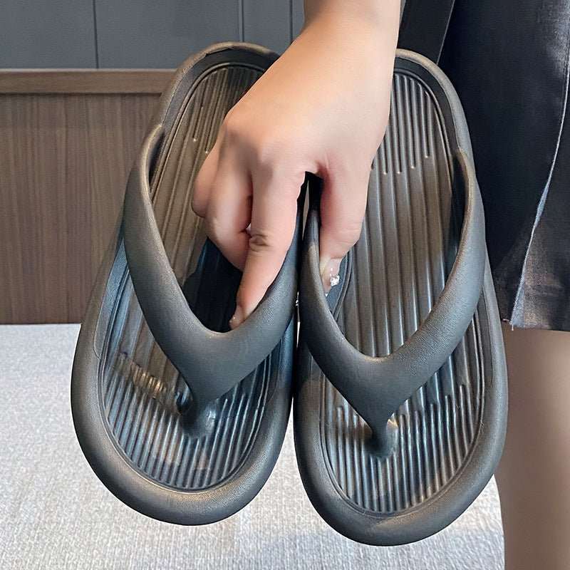 Women's Thick - soled Flip - flops Summer Non - slip - AMIR BAGS INDIA PRIVATE LIMITED