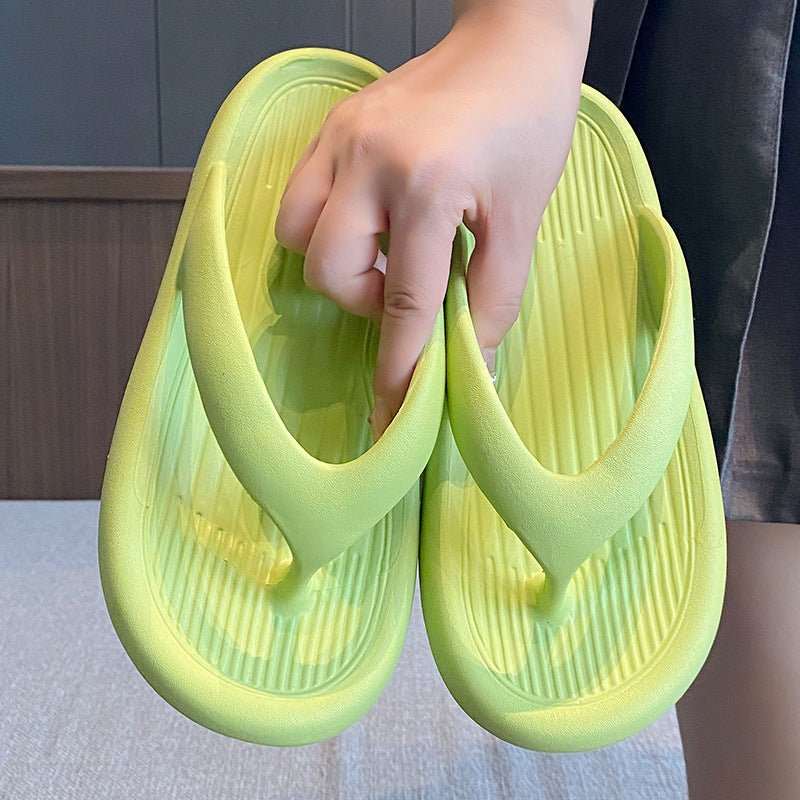 Women's Thick - soled Flip - flops Summer Non - slip - AMIR BAGS INDIA PRIVATE LIMITED