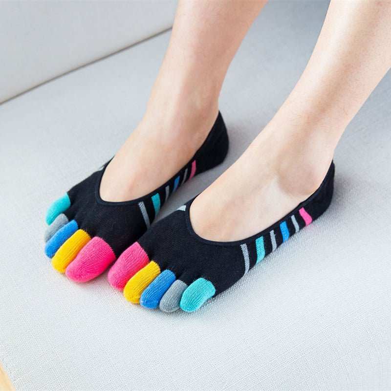 Women's Toe Socks Summer Cotton Invisible Toe Socks Toe Socks - AMIR BAGS INDIA PRIVATE LIMITED
