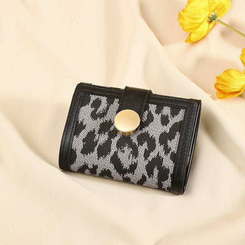 Women's Trendy Leopard Print Fashion Short Wallet - AMIR BAGS INDIA PRIVATE LIMITED