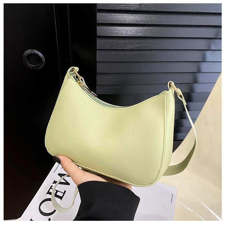 Women's Underarm Bag Solid Color Small Square Handbag Fashion Shoulder Bags - AMIR BAGS INDIA PRIVATE LIMITED