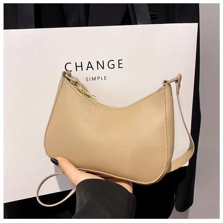 Women's Underarm Bag Solid Color Small Square Handbag Fashion Shoulder Bags - AMIR BAGS INDIA PRIVATE LIMITED
