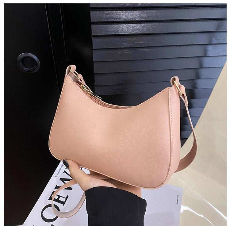 Women's Underarm Bag Solid Color Small Square Handbag Fashion Shoulder Bags - AMIR BAGS INDIA PRIVATE LIMITED