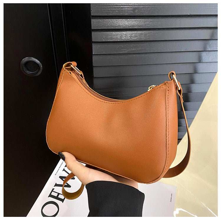 Women's Underarm Bag Solid Color Small Square Handbag Fashion Shoulder Bags - AMIR BAGS INDIA PRIVATE LIMITED