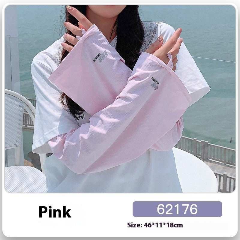 Women's UV Sun Protection Ice Sun Protection Oversleeve - AMIR BAGS INDIA PRIVATE LIMITED