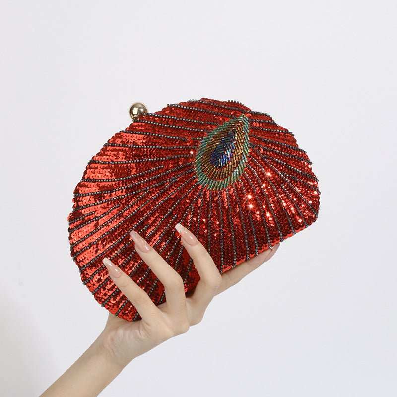 Women's Vintage Beaded One - shoulder Crossbody Chain Handbag - AMIR BAGS INDIA PRIVATE LIMITED