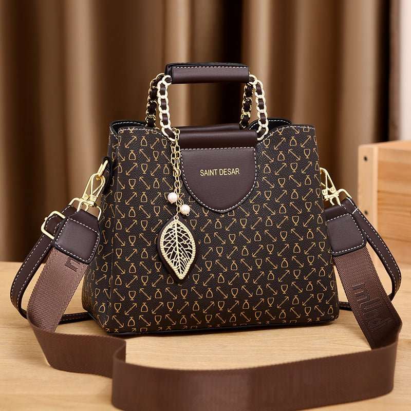 Women's Vintage Fashion Print Handbag - AMIR BAGS INDIA PRIVATE LIMITED