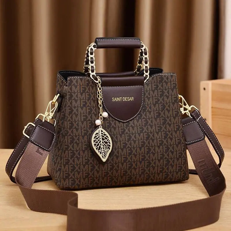 Women's Vintage Fashion Print Handbag - AMIR BAGS INDIA PRIVATE LIMITED