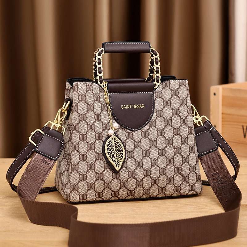 Women's Vintage Fashion Print Handbag - AMIR BAGS INDIA PRIVATE LIMITED