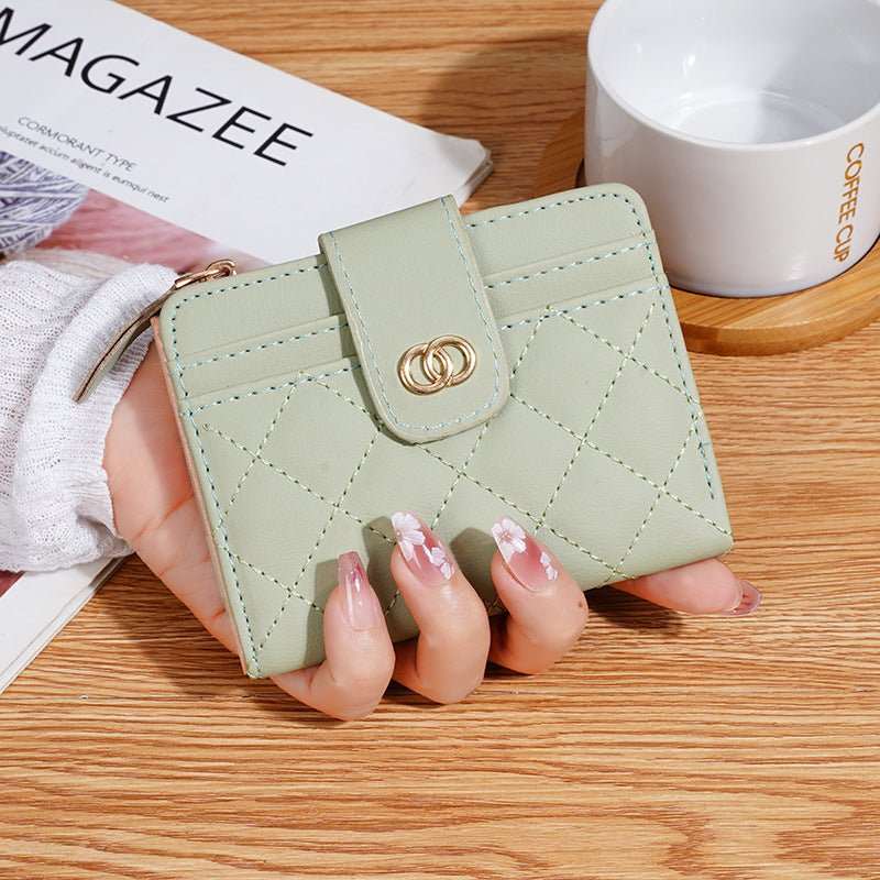 Women's Wallet Classic Style Embroidery Thread Multi - card - slot Coin Purse Women - AMIR BAGS INDIA PRIVATE LIMITED
