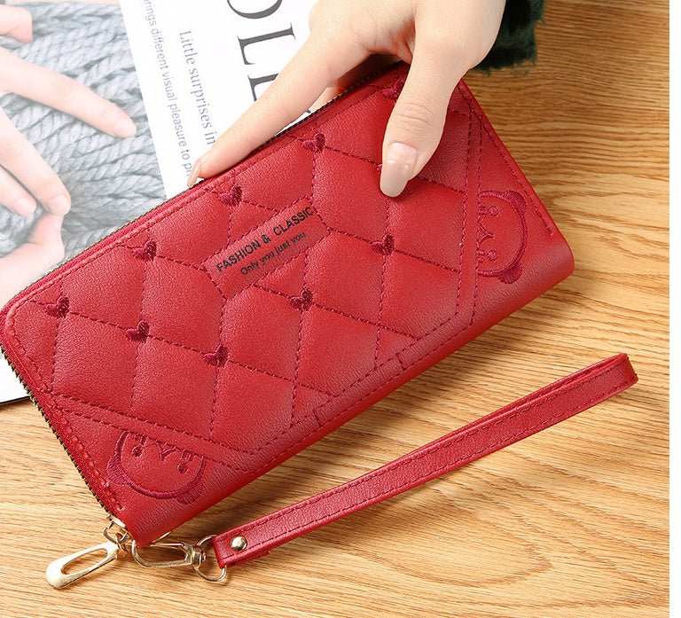 Women's Wallet Long Fashion Single Zipper - AMIR BAGS INDIA PRIVATE LIMITED