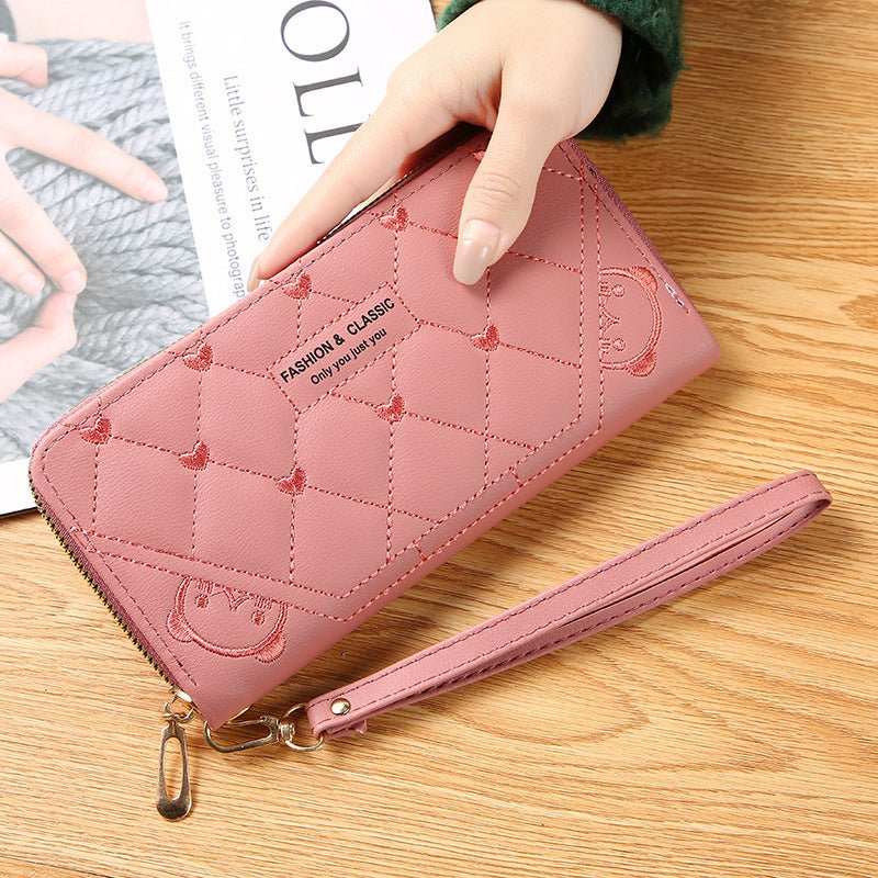 Women's Wallet Long Fashion Single Zipper - AMIR BAGS INDIA PRIVATE LIMITED