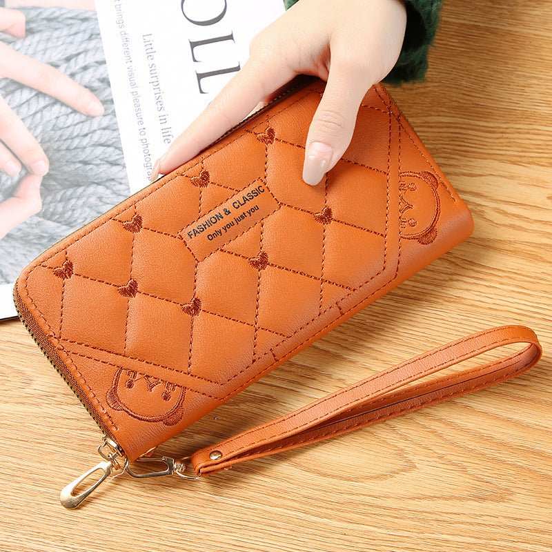 Women's Wallet Long Fashion Single Zipper - AMIR BAGS INDIA PRIVATE LIMITED