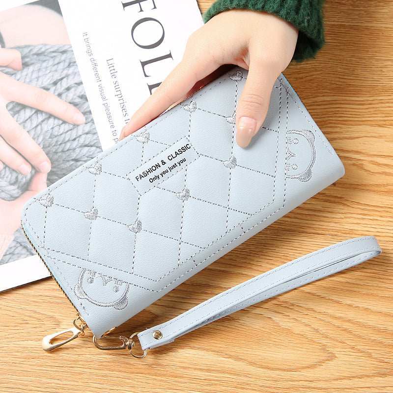 Women's Wallet Long Fashion Single Zipper - AMIR BAGS INDIA PRIVATE LIMITED