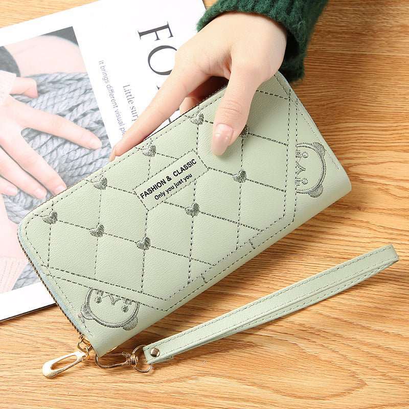 Women's Wallet Long Fashion Single Zipper - AMIR BAGS INDIA PRIVATE LIMITED