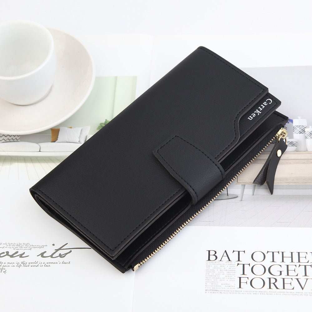 Women's Wallet Long Wallet Women Zipper Card - AMIR BAGS INDIA PRIVATE LIMITED