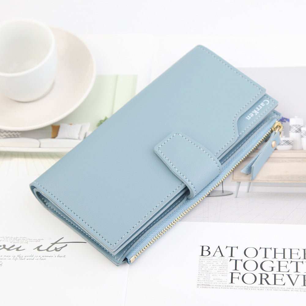 Women's Wallet Long Wallet Women Zipper Card - AMIR BAGS INDIA PRIVATE LIMITED