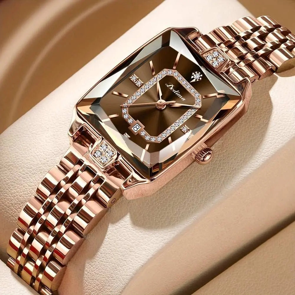 Women's Waterproof High - end Fashion All - match Watch - AMIR BAGS INDIA PRIVATE LIMITED