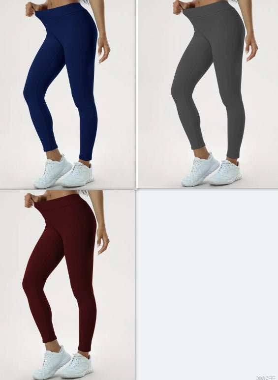 Women's Yoga Pants High Waist Lift High Elastic Tight Fitness Trousers - AMIR BAGS INDIA PRIVATE LIMITED