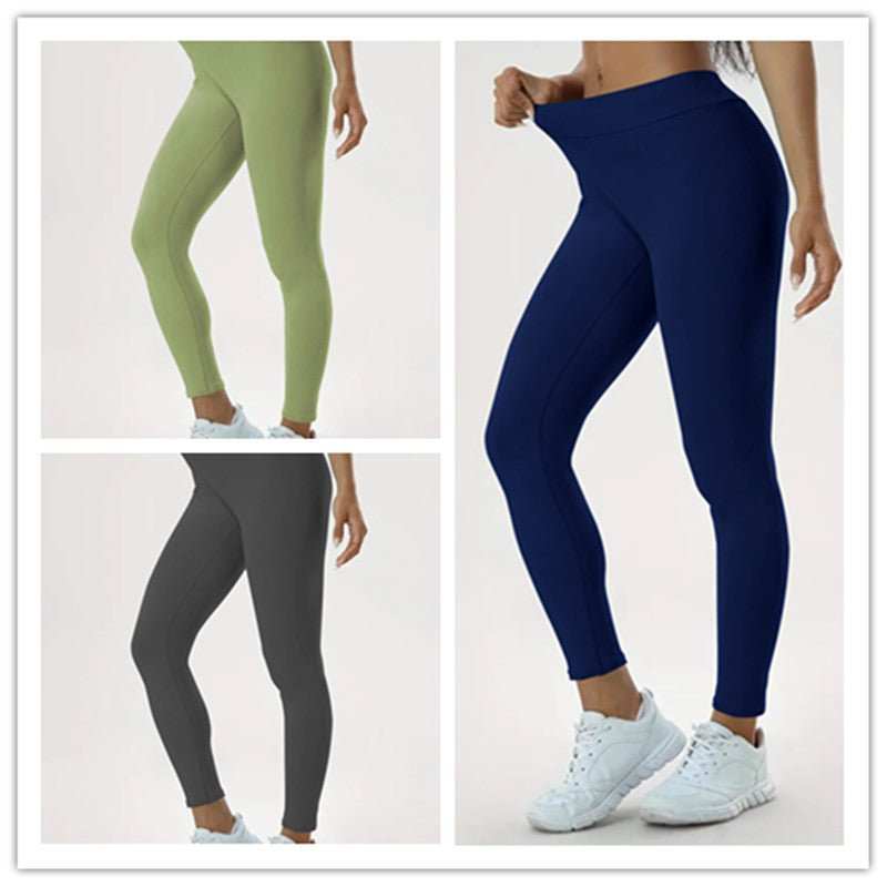 Women's Yoga Pants High Waist Lift High Elastic Tight Fitness Trousers - AMIR BAGS INDIA PRIVATE LIMITED