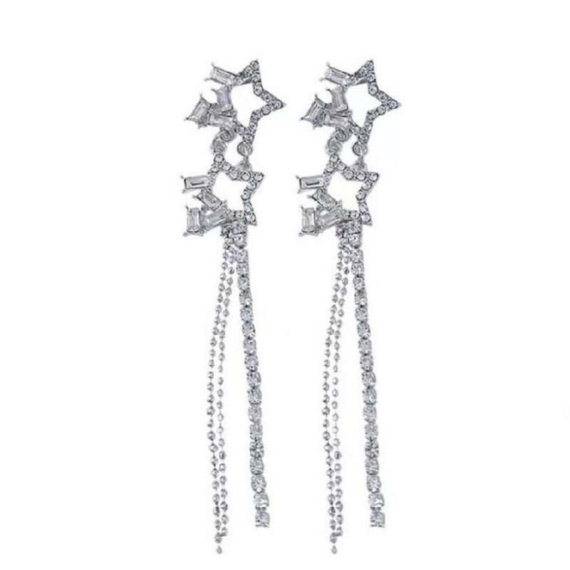 XINGX Water Drop Tassel Earrings Earrings Simple - AMIR BAGS INDIA PRIVATE LIMITED