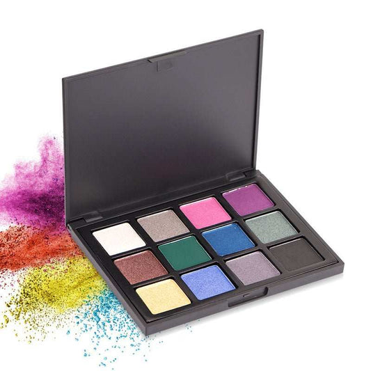 12 Color Eye Shadow Smokey Eye Make - up Eye Shadow Box - AMIR BAGS INDIA PRIVATE LIMITED