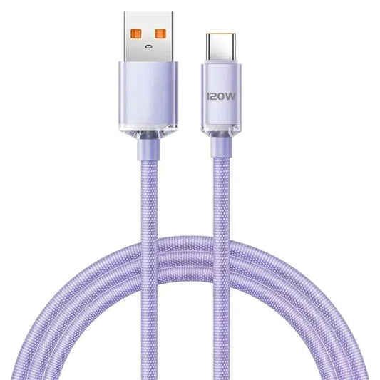 120W USB Type C Fast Charge Cable for iPhone 15 Pro Max Samsung Xiaomi Huawei USB To Type C Data Cord Mobile Phone Charge Cable - AMIR BAGS INDIA PRIVATE LIMITED