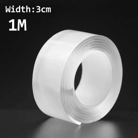 1/3/5M Traceless And Reusable Waterproof Double - sided Tape Nano Tape, Suitable For Kitchen, Bathroom, Office And Other Supplies - AMIR BAGS INDIA PRIVATE LIMITED