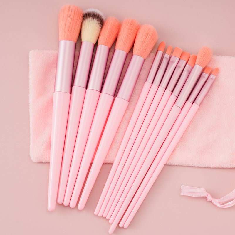 13Pcs Makeup Brush Set Make Up Concealer Brush Blush Powder Brush Eye Shadow Highlighter Foundation Brush Cosmetic Beauty Tools - AMIR BAGS INDIA PRIVATE LIMITED