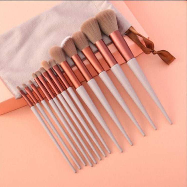 13Pcs Makeup Brush Set Make Up Concealer Brush Blush Powder Brush Eye Shadow Highlighter Foundation Brush Cosmetic Beauty Tools - AMIR BAGS INDIA PRIVATE LIMITED
