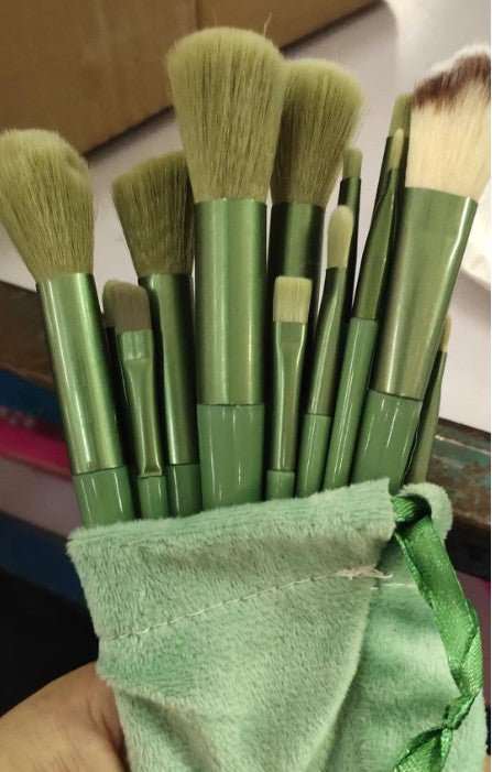 13Pcs Makeup Brush Set Make Up Concealer Brush Blush Powder Brush Eye Shadow Highlighter Foundation Brush Cosmetic Beauty Tools - AMIR BAGS INDIA PRIVATE LIMITED