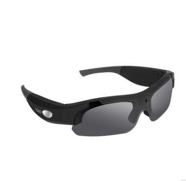 1080P camcorder polarized sunglasses with 8MP camera, polarized lenses, and USB charging for outdoor sports and travel
