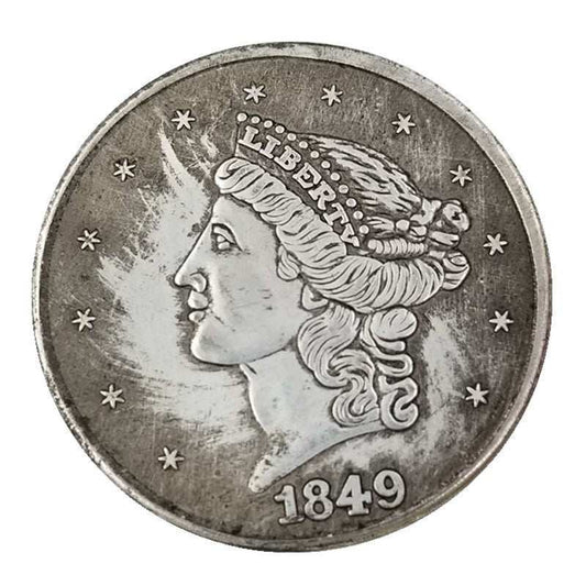 1849us Foreign Commemorative Coin Antique Silver Dollar - AMIR BAGS INDIA PRIVATE LIMITED
