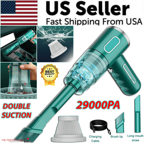 29000PA Cordless Hand Held Vacuum Cleaner Mini Portable Car Auto Home - AMIR BAGS INDIA PRIVATE LIMITED