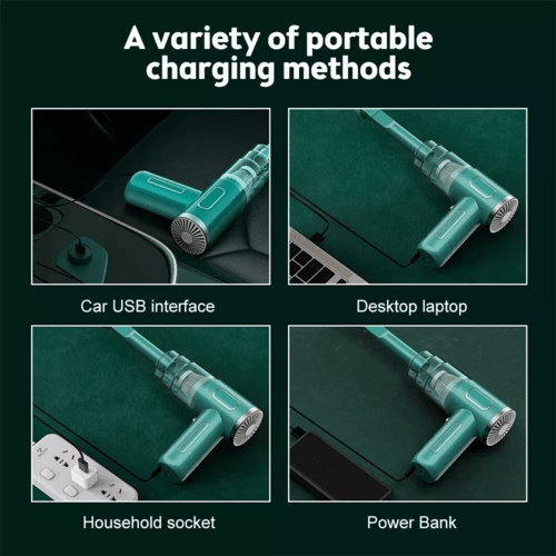 29000PA Cordless Hand Held Vacuum Cleaner Mini Portable Car Auto Home - AMIR BAGS INDIA PRIVATE LIMITED